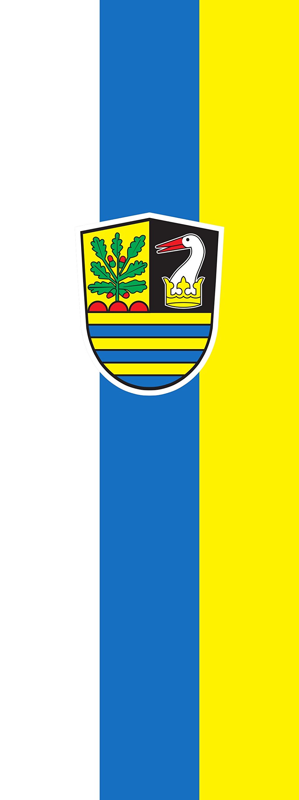 Drapeau Oberhausen grand format 400x150cm pour mât publicitaire vertical