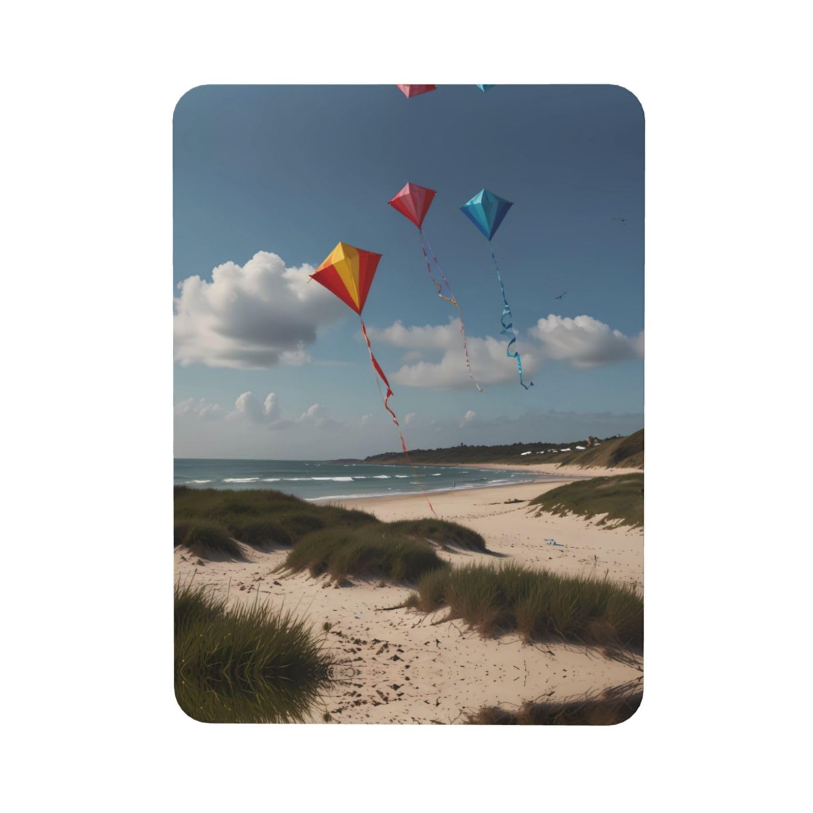 Kite Soft Magnetic Refrigerator Magnets with Creative Printing, Decorative Magnetic Stickers