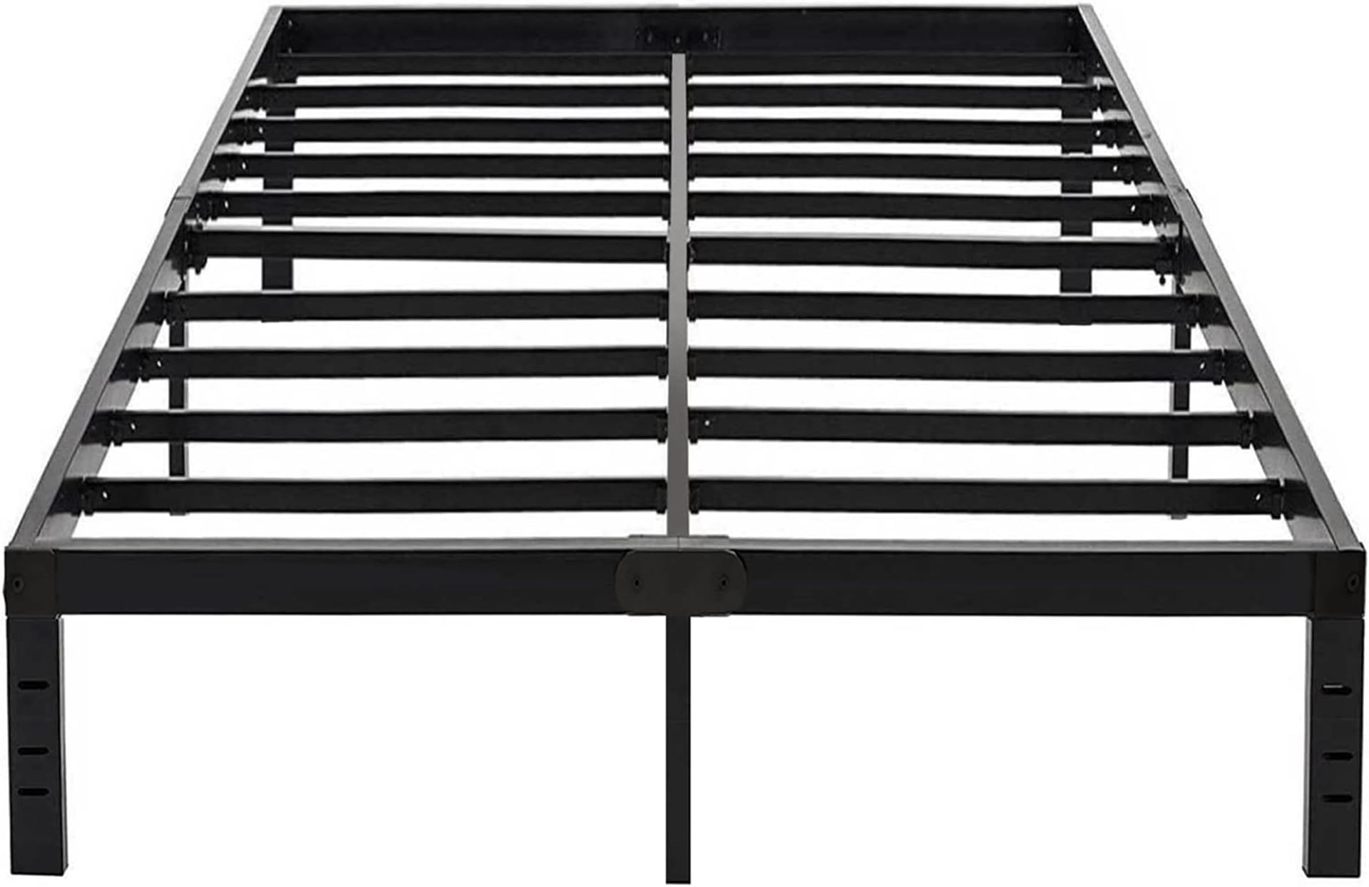 Eavesince King Bed Frame 18 Inch Tall Max 1000 Pound Heavy Duty Sturdy Metal Steel King Size Platform No Box Spring Needed Black