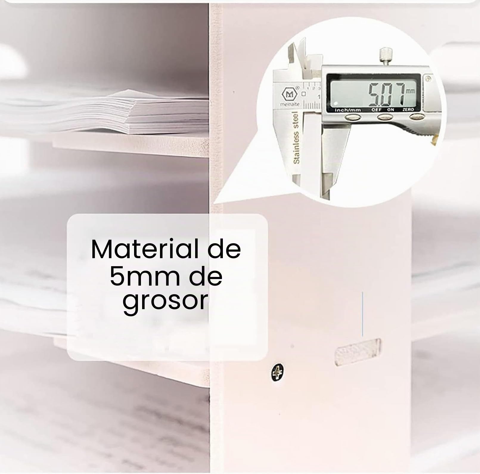 Estantes de Papel A3 extragrandes para Oficina y Escuela, Carpetas de Escritorio Blancas, estantes, Bandeja para Cartas, revistero para Documentos, 2024