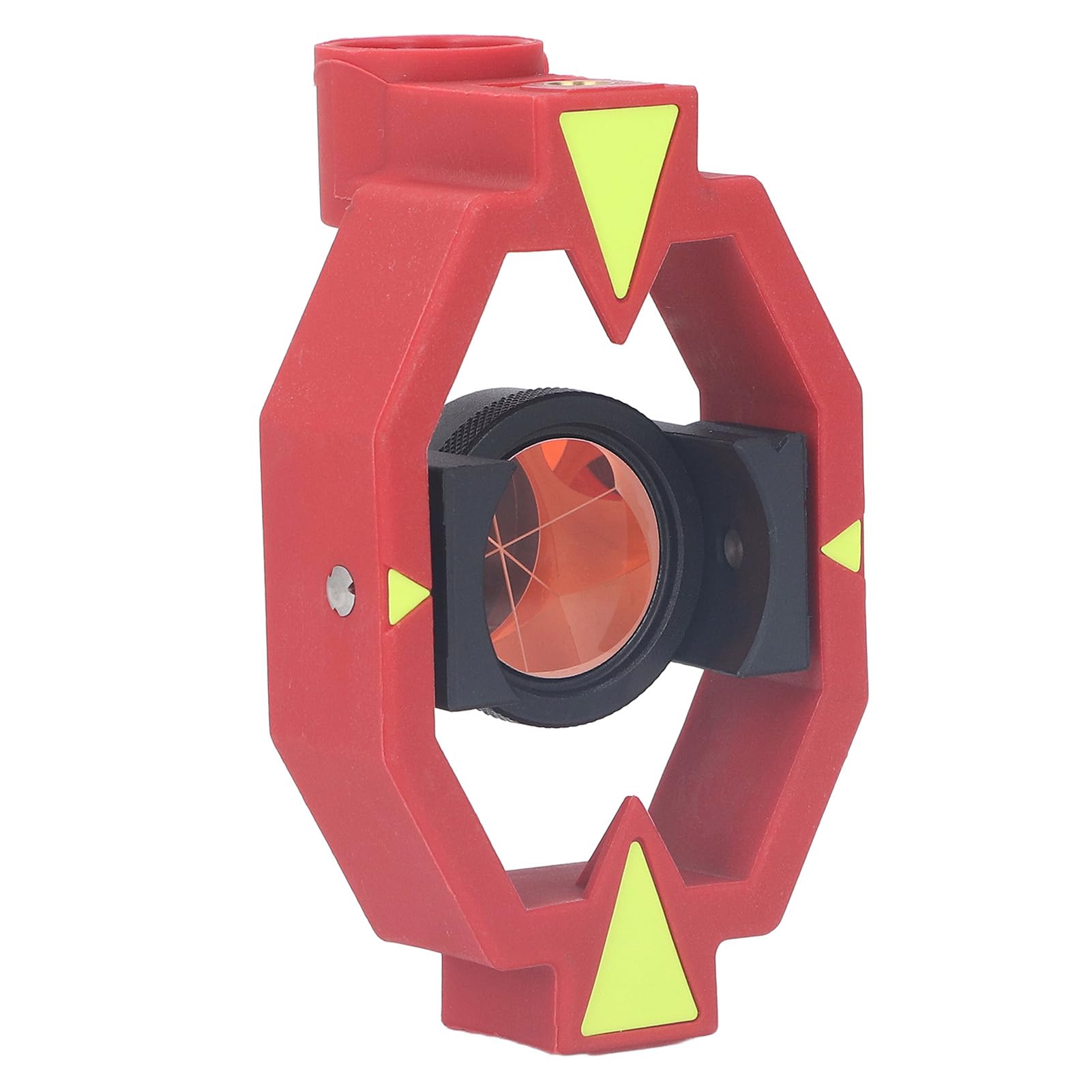 Hyuduo Tachimetr Mini Prism K9 Odbłyśnik ze Szkła Optycznego ze stałą 0 Mm do Pomiarów Geodezyjnych, Pryzmat o średnicy 1 Cala z 4 Biegunami i torbą do Przechowywania dla Geodetów