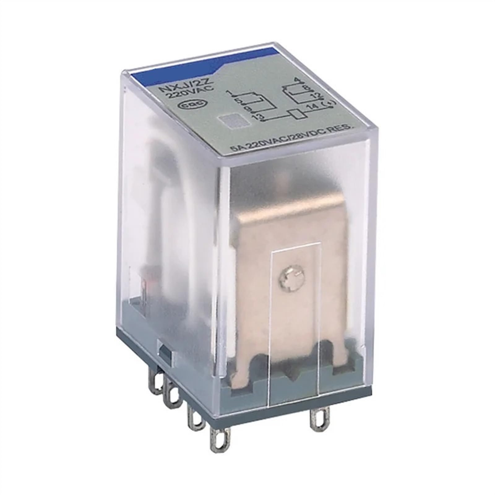 Relé electromagnético pequeño 2ZH de 127V DC para control de circuitos 5