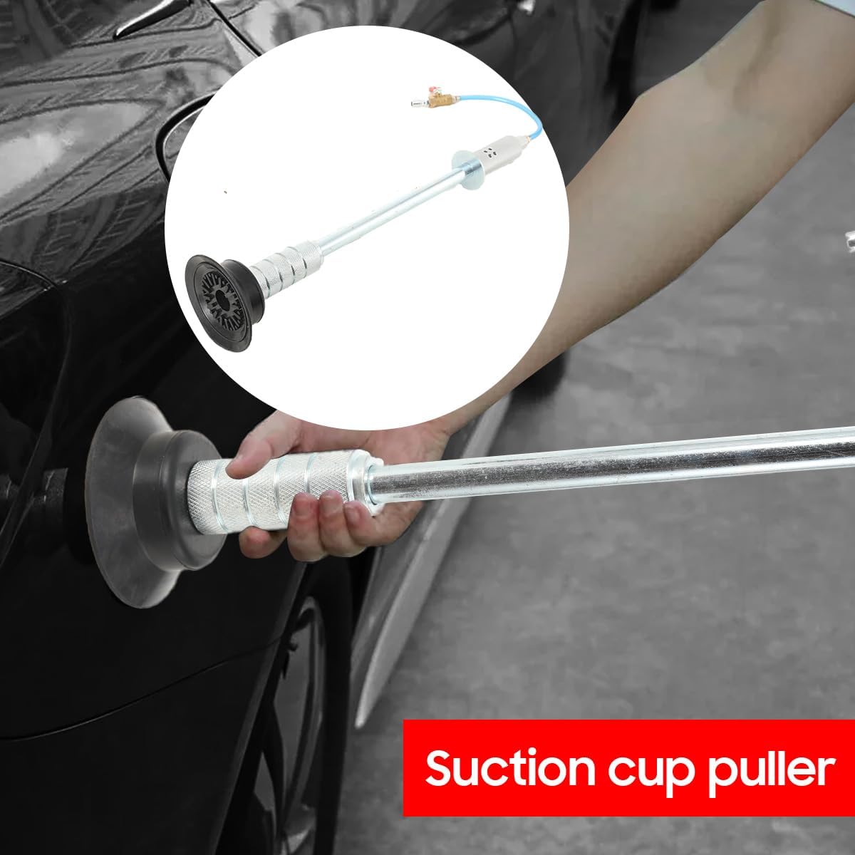 Car Dent Air Pneumatic Dent Puller Car Auto Body Repair 3PCS Auto Body Suction Cup Hand Tools Kit