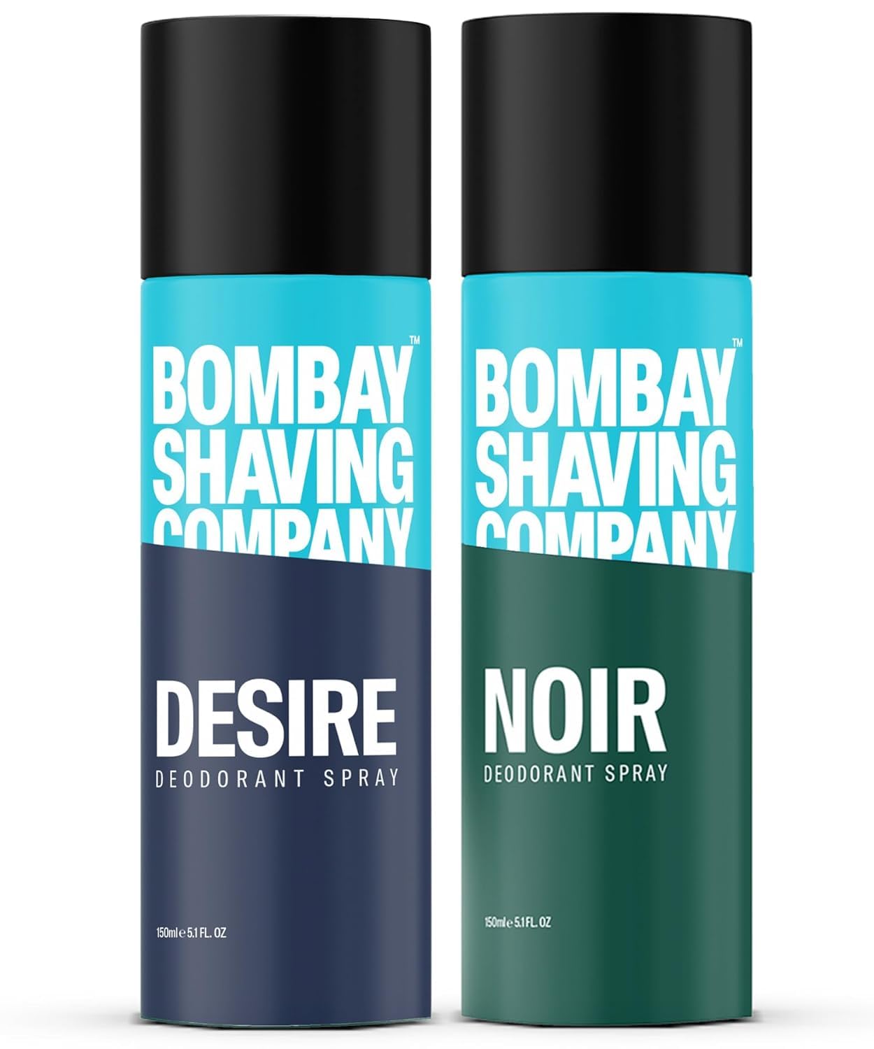 BOMBAYSHAVINGCOMPANY Desire & Noir Deodorant Spray for Men | Long Lasting Fragrance | Body Odour Protection | Fresh Woody, Citrus & Sensual Notes | Daily Use Deodorant Spray | Pack of 2 x 150 ml-image-19