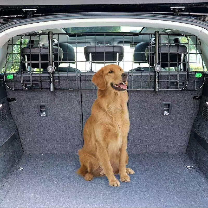Protector de perro resistente para Land Rover Defender 110 (2019+), malla de barrera para mascotas para maletero y zona de carga, reposacabezas negro, accesorios de coche