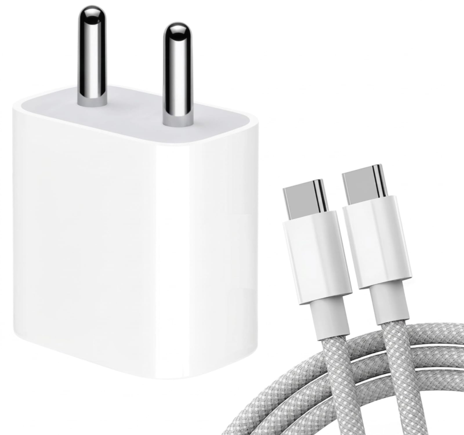 20W Original Charger for iPhone 16, 16 Pro & 16 Pro Max with Type-C to Type-C Cable, Fast PD Charging Wall Adapter, Compact Travel Friendly Design-image-49