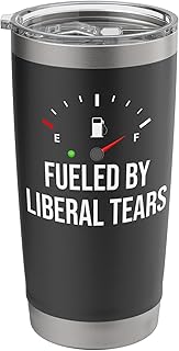 Fueled By Liberal Tears American US Powered By Liberal Tears Stainless Steel Insulated Tumbler
