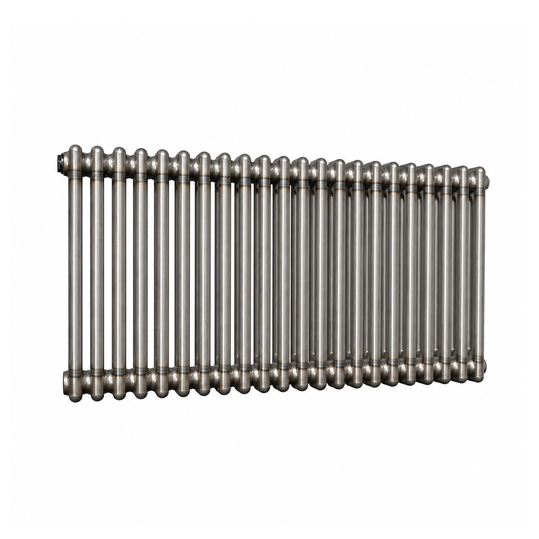 B&Q -  Bare Metal Lacquer Horizontal 2 Column Traditional Radiator 500mm (H) X 1010mm (W)