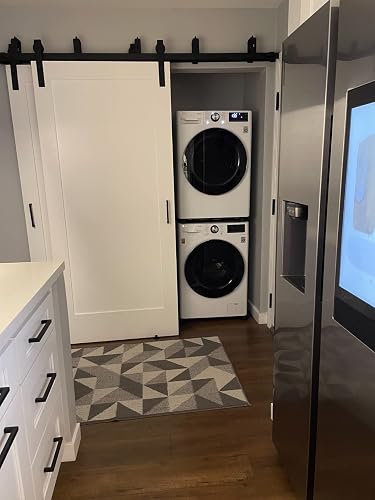 Anti vibration pads installed under washer and dryer