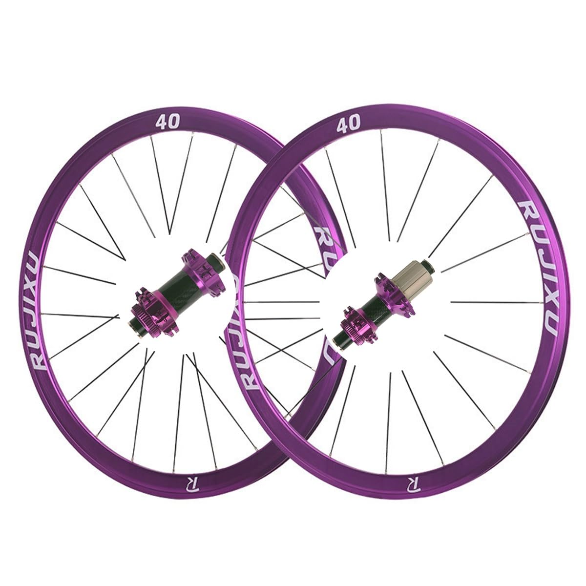 Set Di Ruote 700C Center Lock Con Freni A Disco For Bici Da Strada Perno Passante Anteriore 12 * 100mm Posteriore 12 * 142mm Cerchio In Lega Di Alluminio For Cassetta 7-12 Velocità