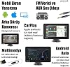 7 Plug and Play Wireless Apple Carplay And Android Auto Multimedia Car Car Screen double tape
