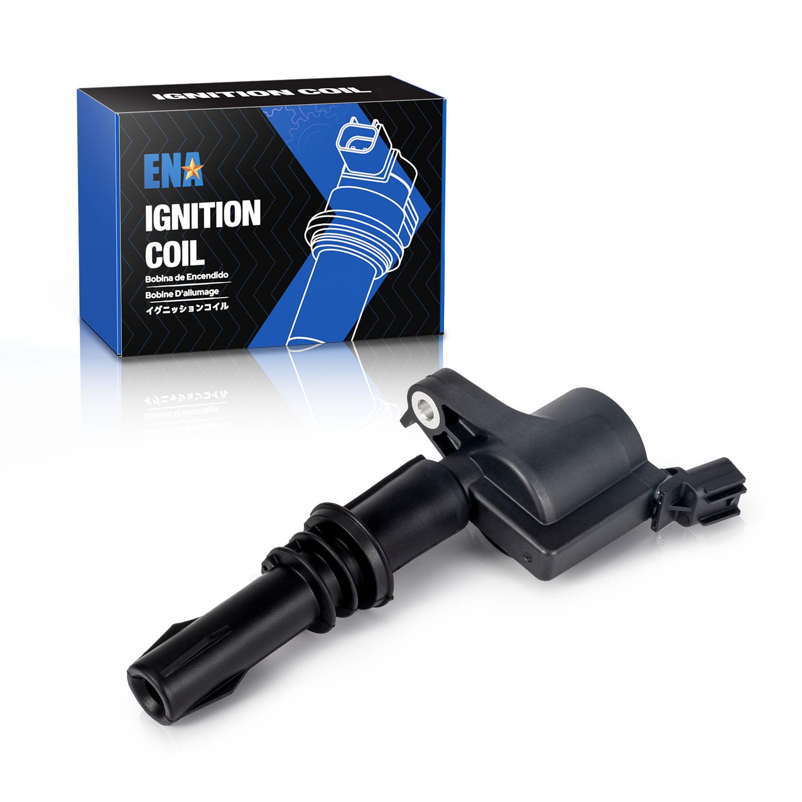 ENA Ignition Coil Pack Compatible with Ford Mercury Mustang Expedition Explorer F150 F250 F350 F450 F550 Super Duty Mark LT Navigator Mountaineer 4.6L 5.4L 6.8L Replacement for DG511 C1541 FD508