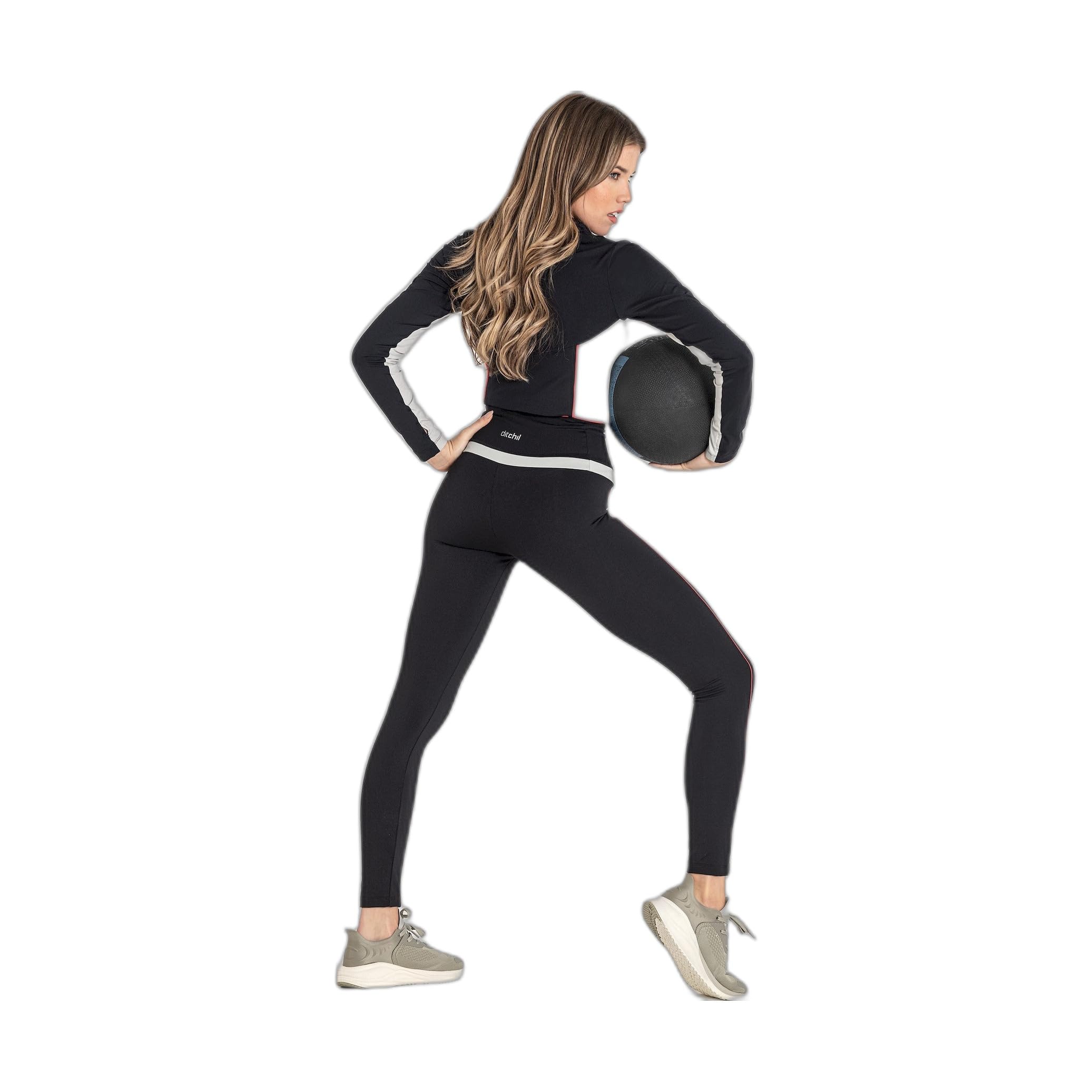 DITCHIL Mallas Deporte Mujer Leggins Push Up Running Fitness Yoga Gimnasio