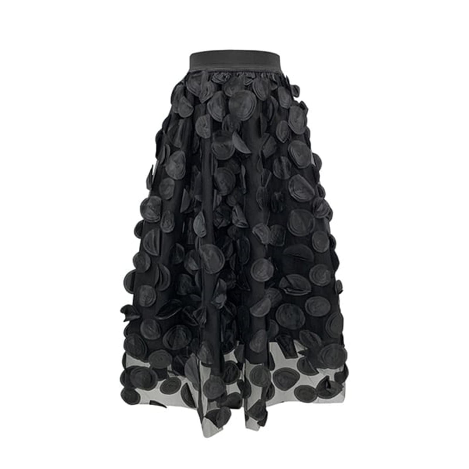 Jupe en tulle pour femme - Style années 50 - Tutu - Costume de carnaval - Jupe longue - Jupe rockabilly rétro - Jupon de danse - Robe maxi - Robe de fête - Robe de bal plissée