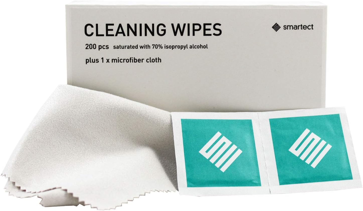 smartect Antibacterial Wipes for Surface [200 pcs] Screen Wipes incl
