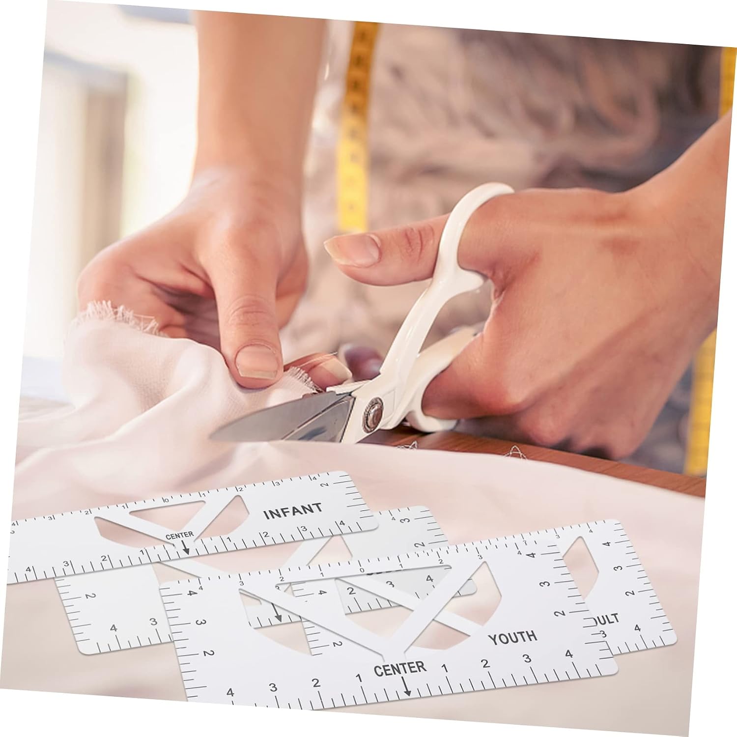 Measurement Alignment Guide EXCEART 1 T-Shirt Guide Ruler Placement Ruler for Shirts T Shirt ...