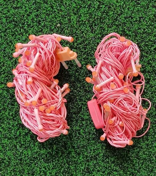 MIKKA ENTERPRISES Diwali Led Pixel Lights for Home/Office/Christmas Decoration, Pink Colour Light | 20 Meter | Copper (Pink)