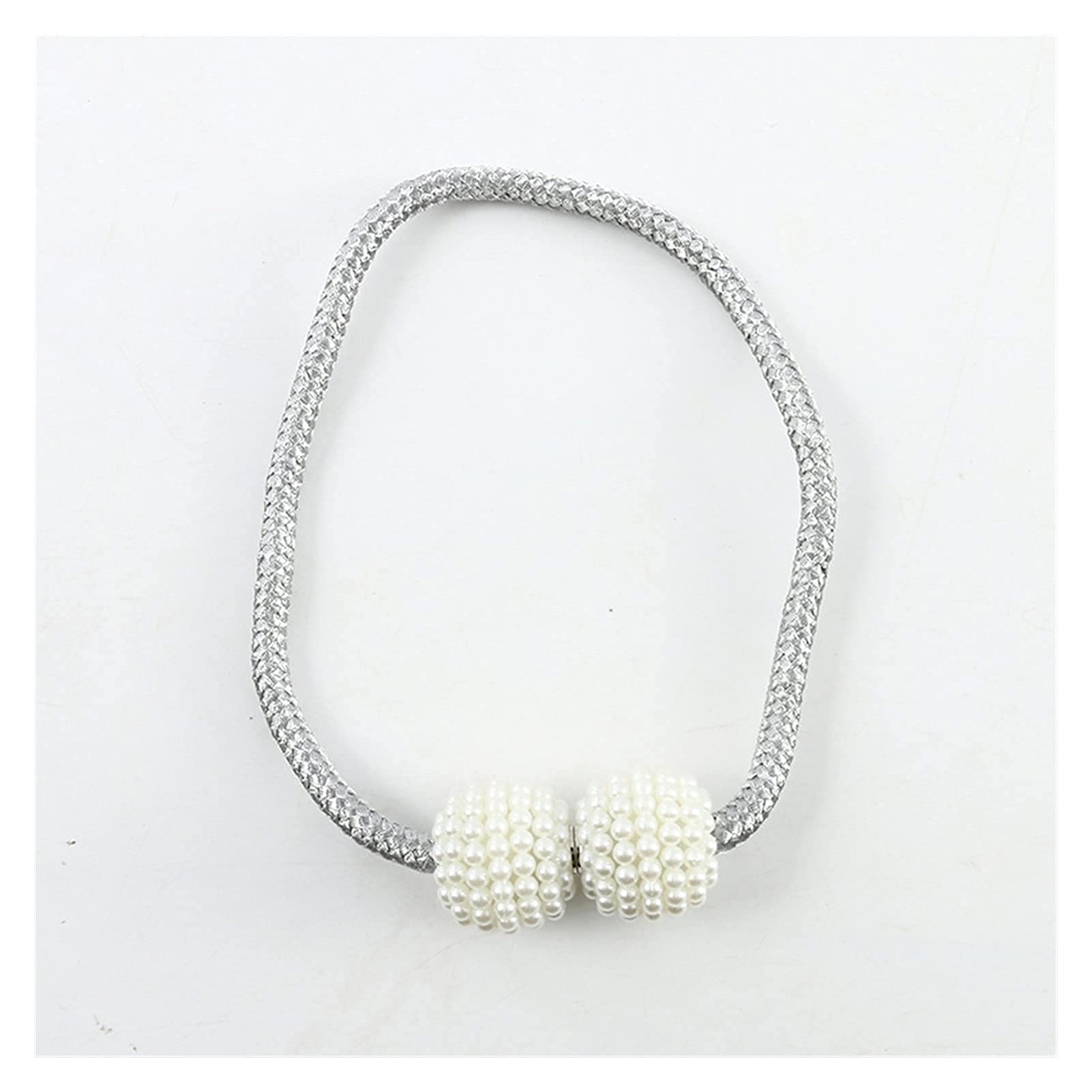 Rideau 2 Pcs Magnétique Rideau Clip Rideau Embrasse Boucle Clips Suspendu Boule Boucle Cravate Arrière Rideau Accessoires Décor À La Maison