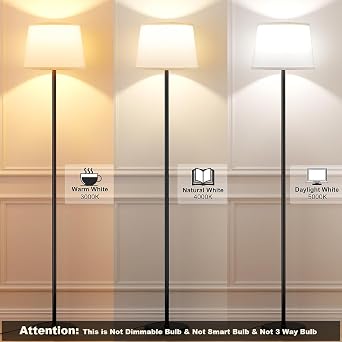 LED Light Bulb A19 3Color Temperature 3CCT Color Changing Light Bulbs,2Pack | 3000K-5000K-4000K Energy Saving 9W(60W Equivalent) LED Bulb,810LM for Bedroom,Living Room