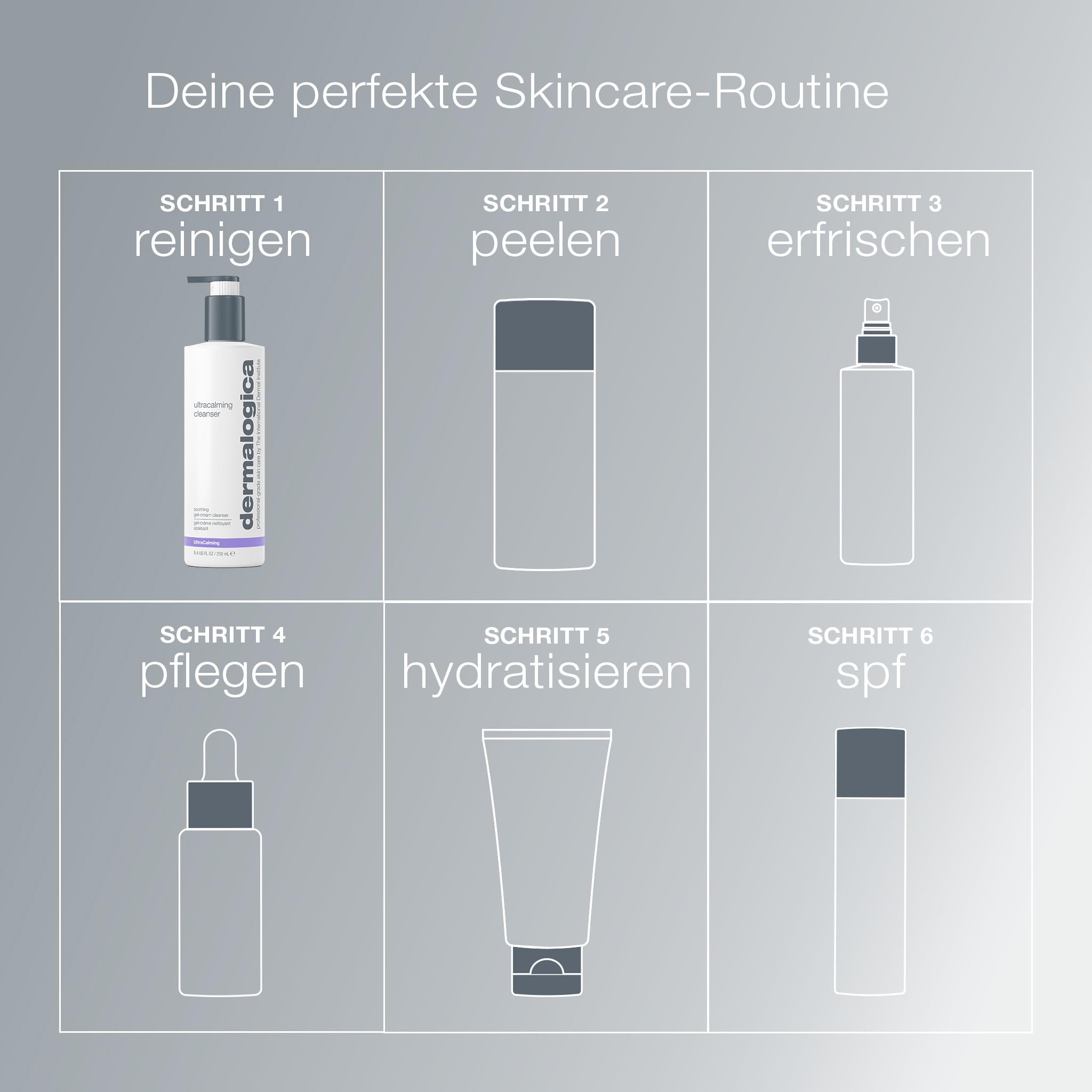 Dermalogica UltraCalming Cleanser für sensible Haut 250ml | Beruhigender Reiniger, der Rötungen und Spannungsgefühle lindert und die Hautbarriere unterstützt.