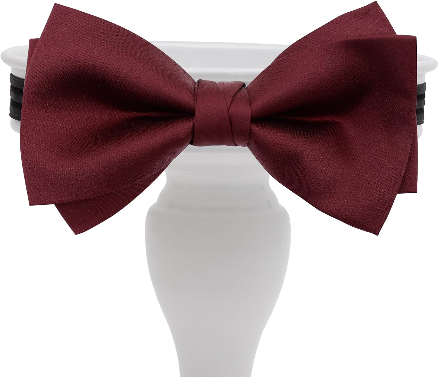 The brand men's double-layer imitation hand-tied bow tie is suitable for the groom at a wedding