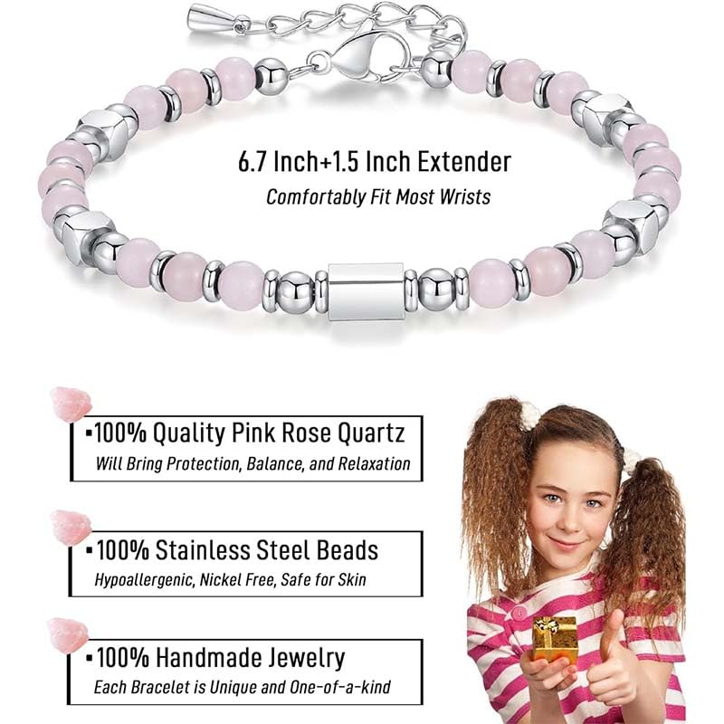 Image of Bracelets for Teen Girls Gifts Trendy Stuff Kids Back to School Students Boho Bracelet Graduation Teenage Girl Ideas 7 8 10 12 13 14 16 18 Birthday Easter Stocking Stuffers