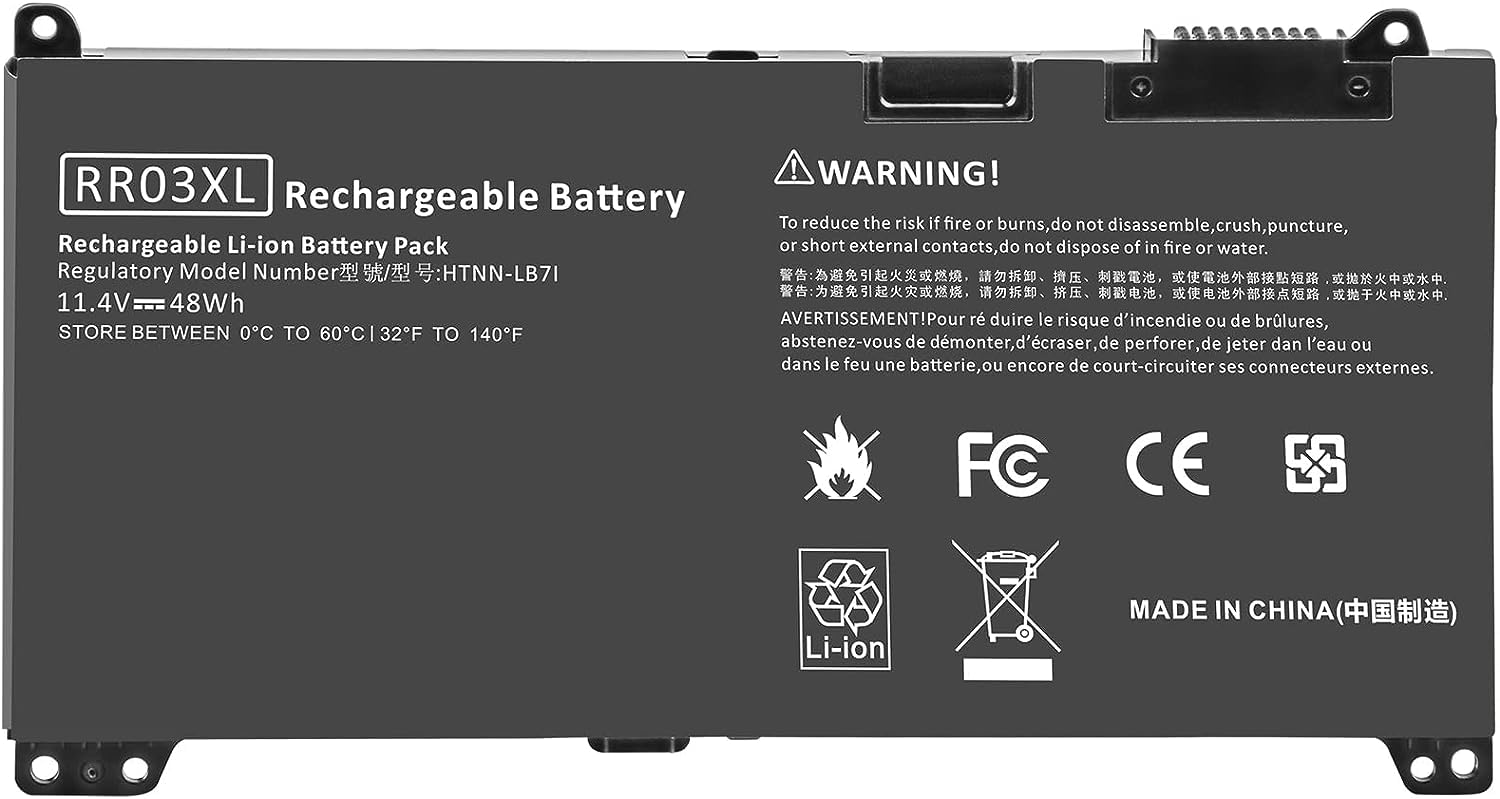 Wefly RR03XL Laptop Battery Compatible for HP Probook 440 G4 440 G5 450 G4 450 G5 470 G4 470 G5 430 G4 430 G5 455 G4 455 G5 Mobile Thin Client MT20 MT21 Serie Battery (B0CFXR4MS9) Amazon Price History, Amazon Price Tracker