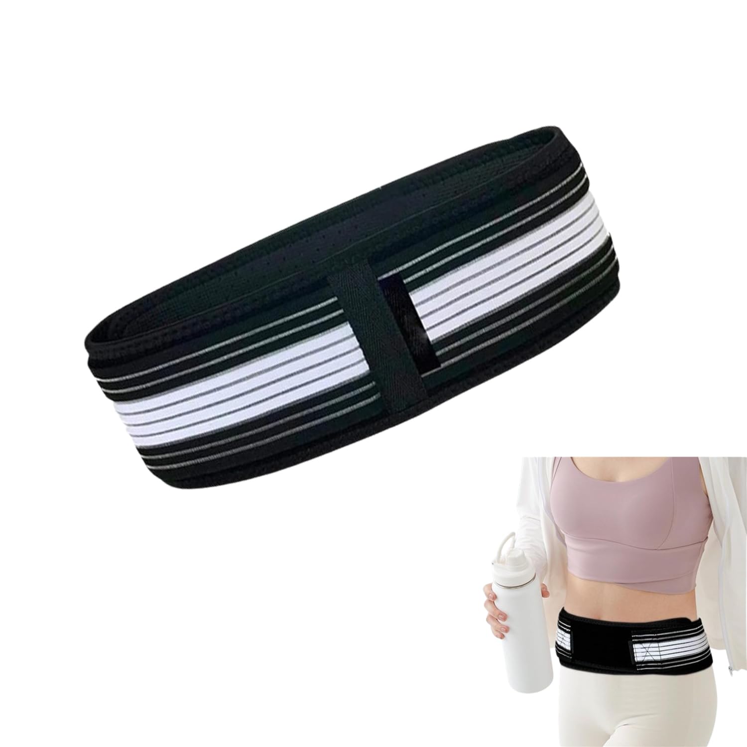 Ceinture de Soutien Sacro-Iliaque Lombaire, Stabilise Hanche, Soulage Douleurs Sciatiques Pelvienne Dos Grossesse