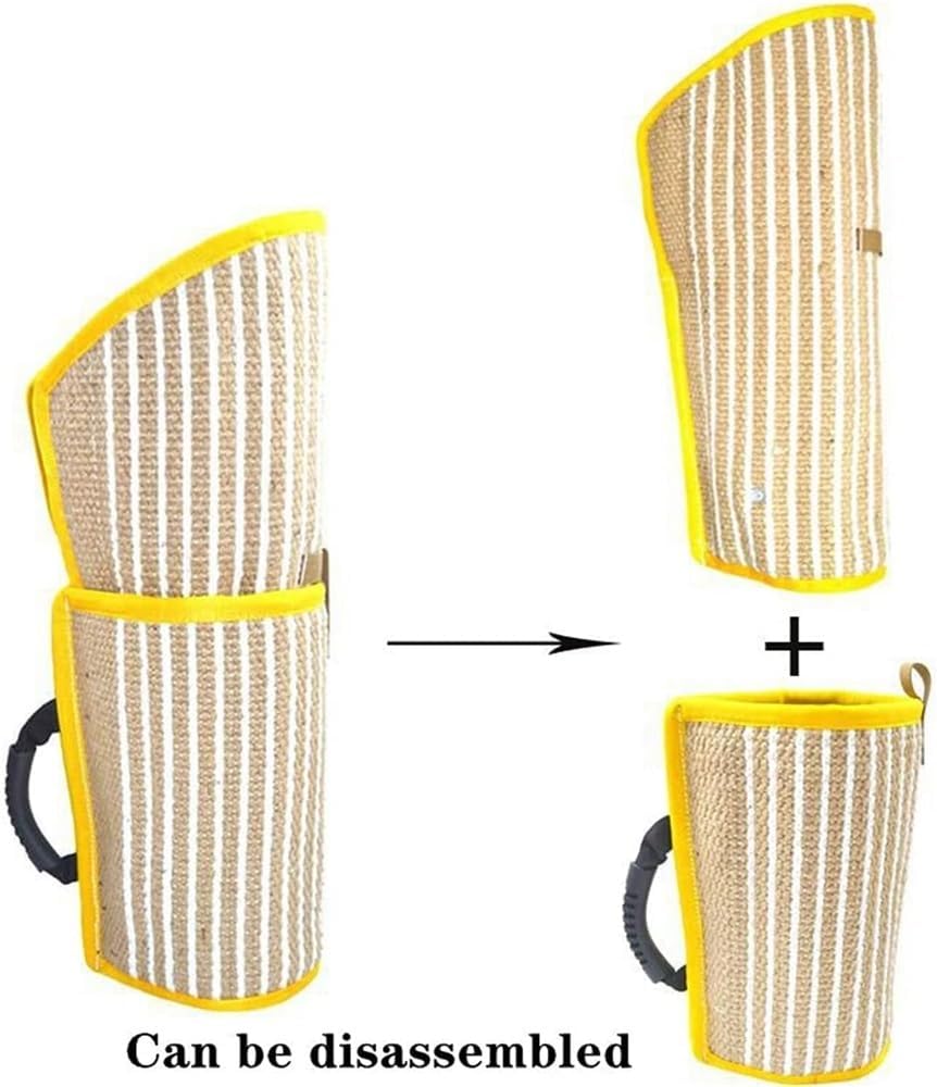 Dog Bite Training Set with Whip Agitation Stick, Double-Layer Dog Bite Sleeve, Dog Bite Tug Toy for Puppy, Pitbull German Shepherd