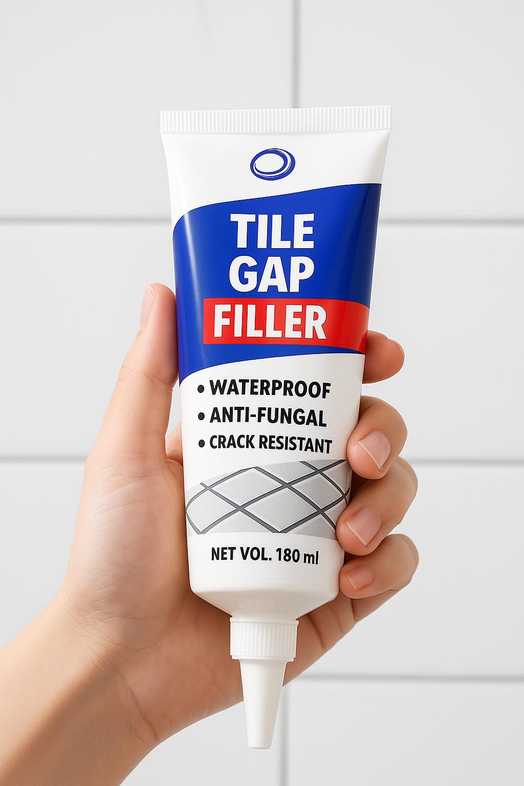 Waterproof Tiles Gap Filler, 180 ML, Gap Sealant, Grout, White Cement Paste Tube, Gap Filler for Walls and Joints, Waterproof Sealant, Tile Gap Filler Tube for Kitchen, Bathroom-image-41