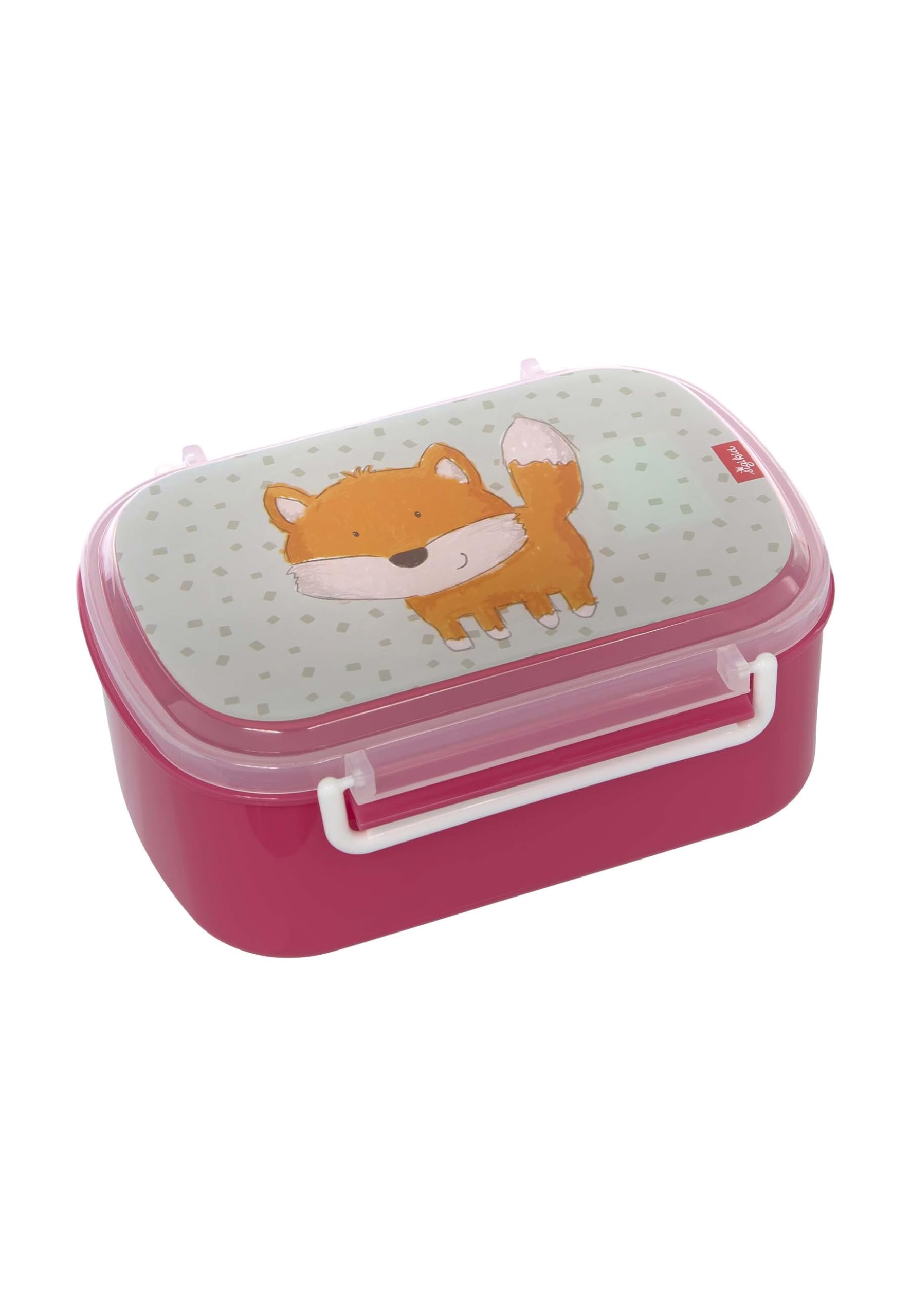 SIGIKID 25169 Brotzeitbox Fuchs Brotzeitbox BPA-frei Mädchen Lunchbox empfohlen ab 2 Jahren blau/pink