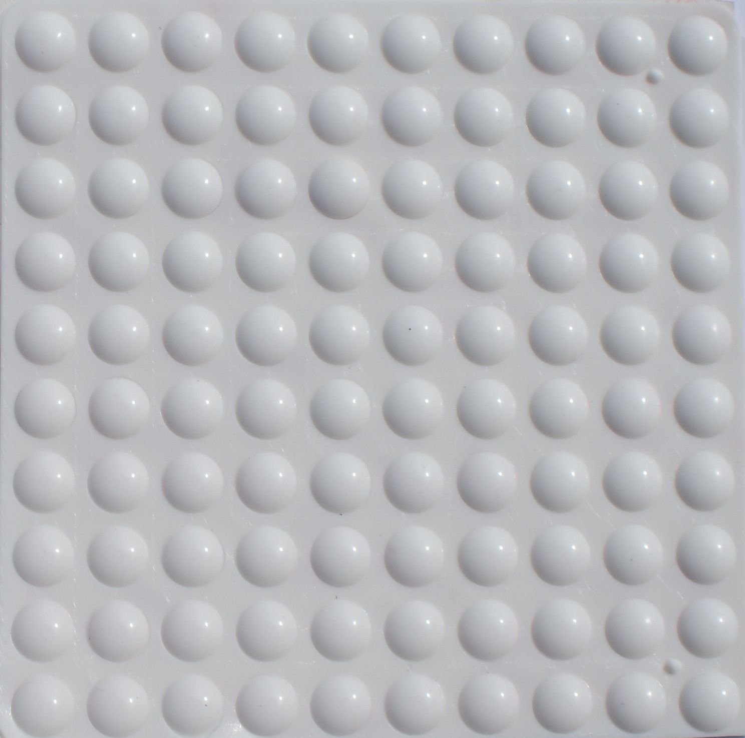 Homewaretakeaway Orange White Small Rubber Feet ~ 6Mm X 2Mm ~ 3M Electronics Bumpons Self Adhesive Stoppers Pads ~ Buffering Furniture Protectors (50)