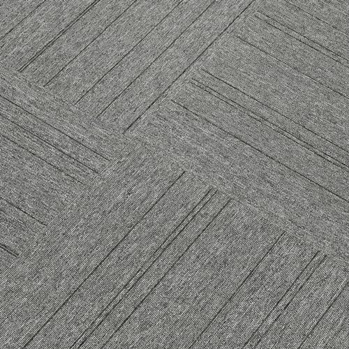 Image of Mohawk Basics 8 inch x 8 inch Carpet Tile Sample with EnviroStrand PET Fiber in Iron, (1 Sample)