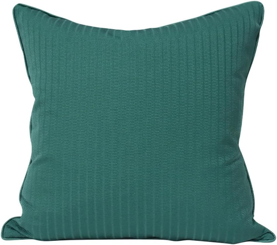 HBJWOV Green Striped Sofa Pillow Case Soft Decoration Hotel Model Living Room Chair Against The Waist