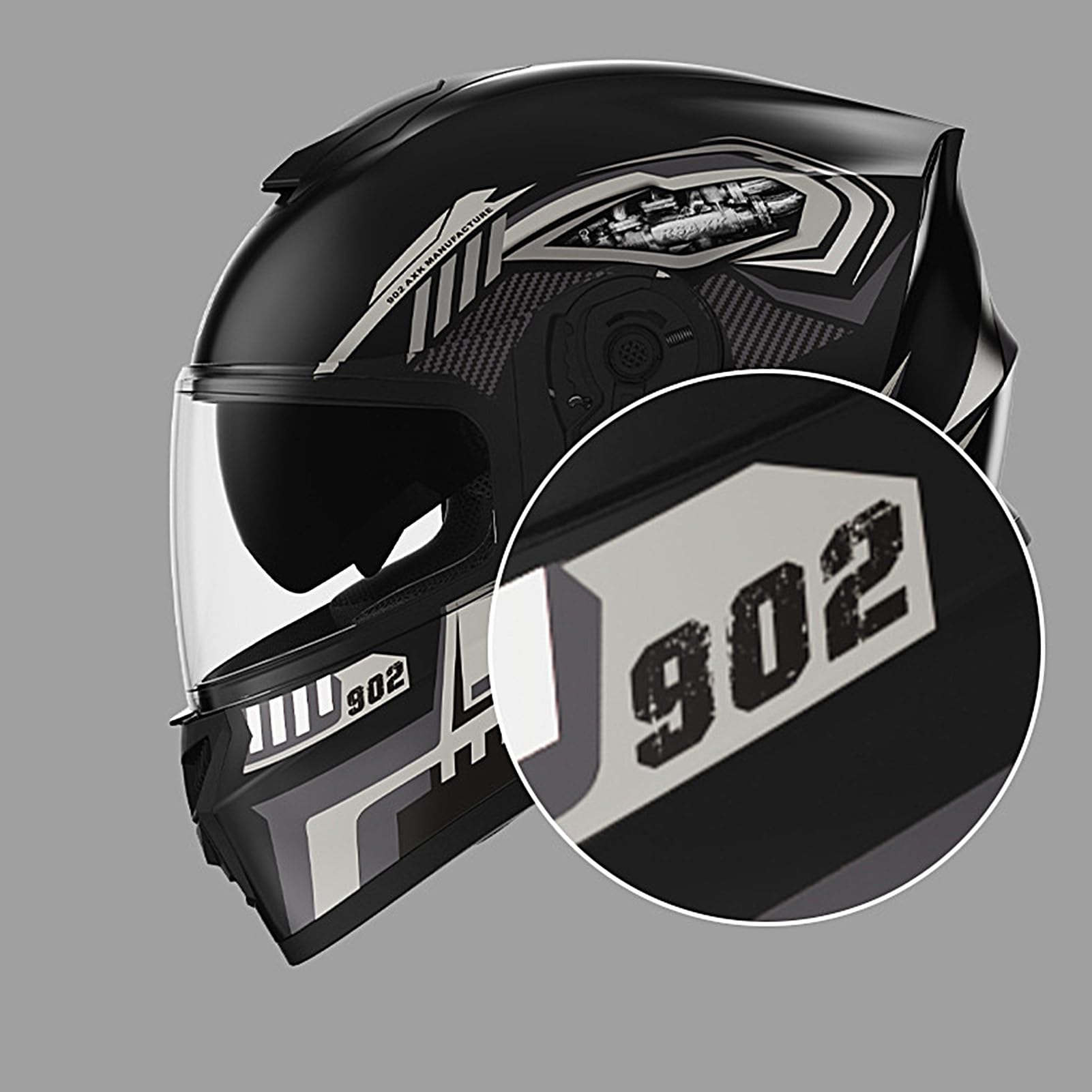 Casco de motocicleta de cara completa para motocross, con bufanda extraíble y visera ajustable, equipo de protección para montar con sistema de ventilación para bicicleta, esquí, nieve, ATV, scooter