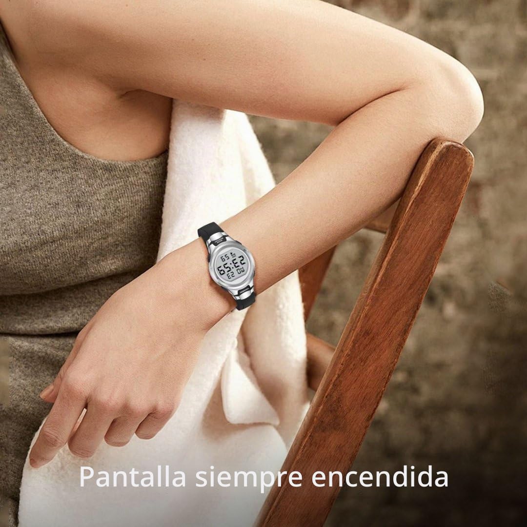Timever Reloj para Mujer con Correa de Silicona,Reloj Digital Mujer con Alarma,Cronómetro,Fecha,Luz