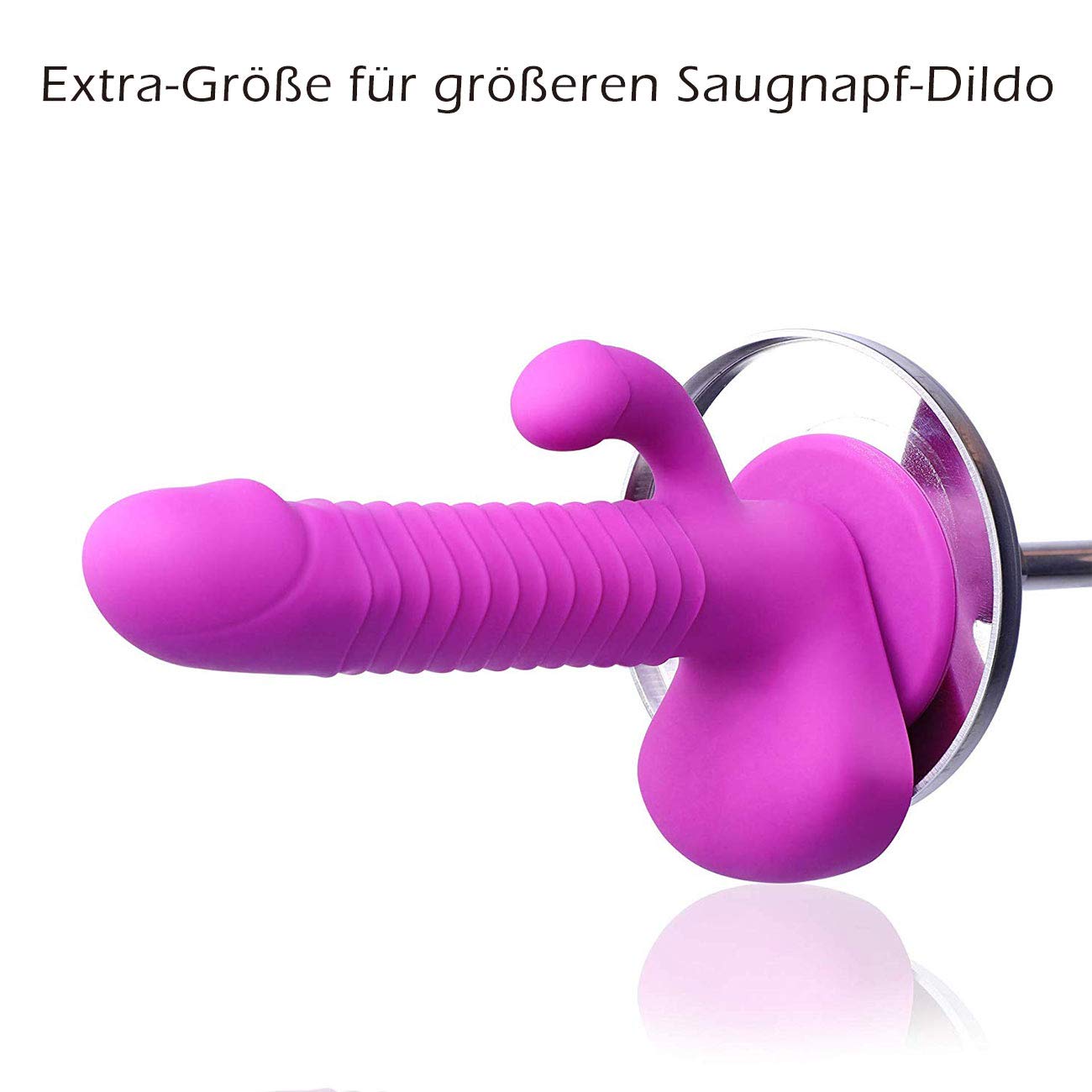 Hismith Ventosa per sex machine, Diametro lunghezza 9 cm per dildo donna con ventosa,macchina del sesso adattatore di ventosa con sistema KlicLok, versione migliorata