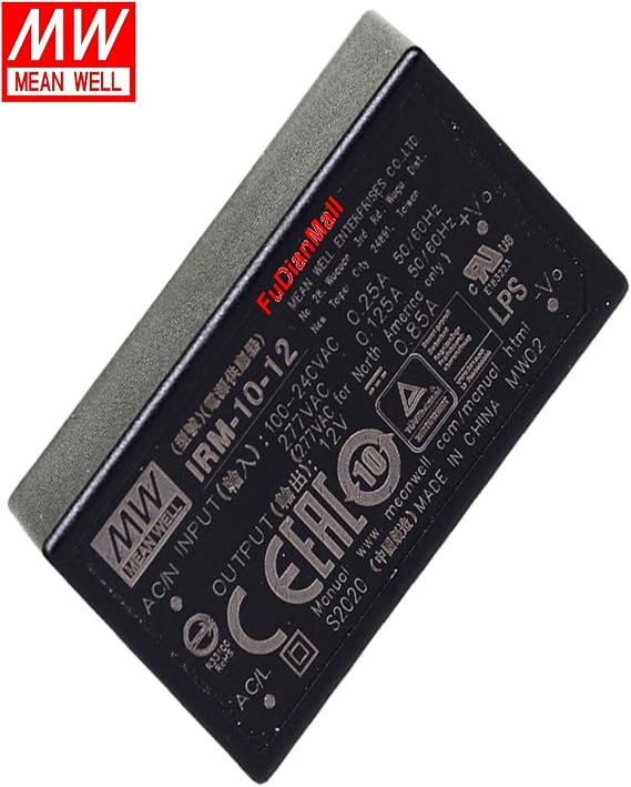 Mean Well IRM-10-12 10W AC-DC PCB-Mount Green Power Module 12V 0.85A 10.2W Switching Power Supply