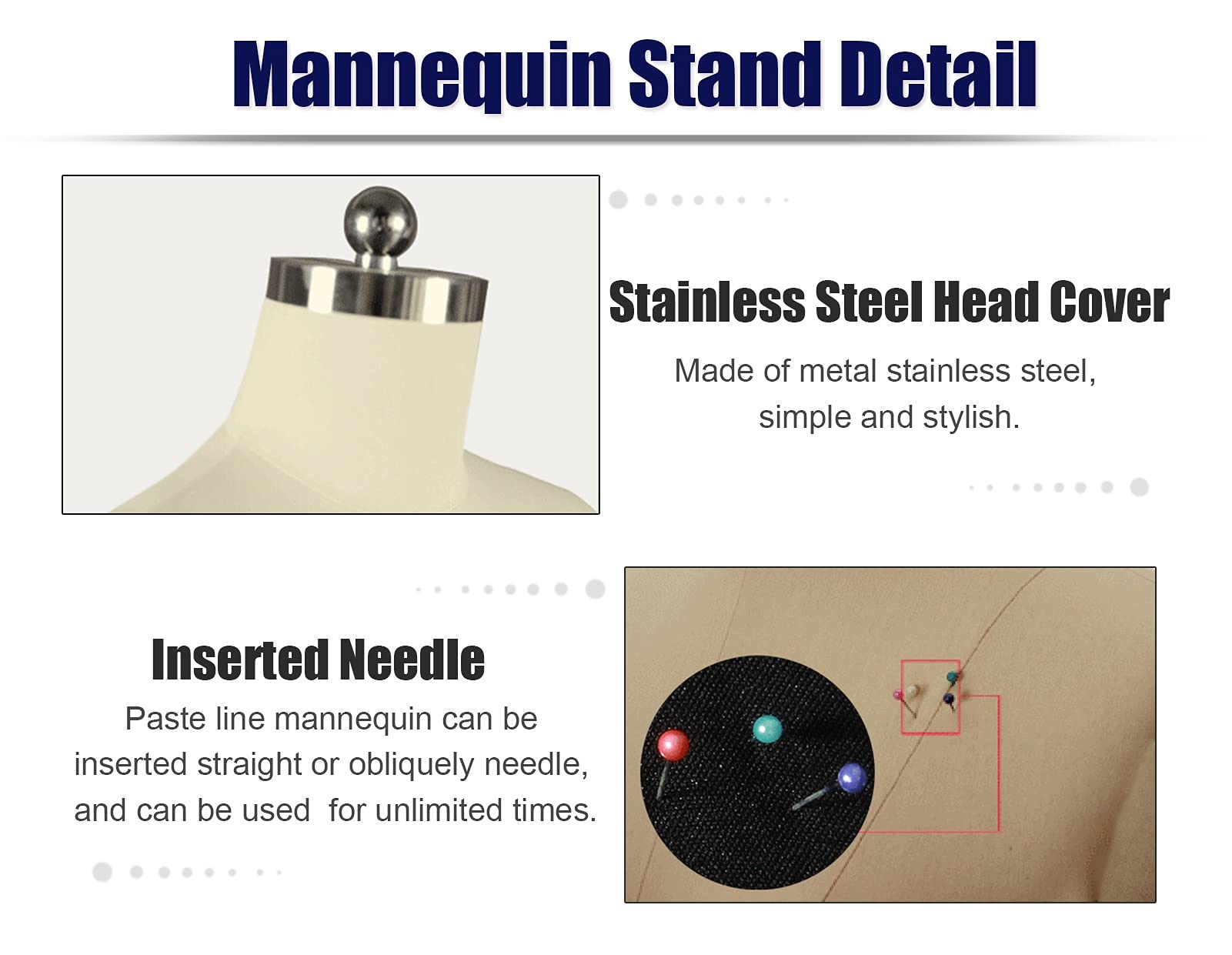 Maniquí De Costura Masculino De Gran Tamaño, Torso Estable, Maniquí Adulto para Costura, Confección Y Sastrería, Altura Ajustable.