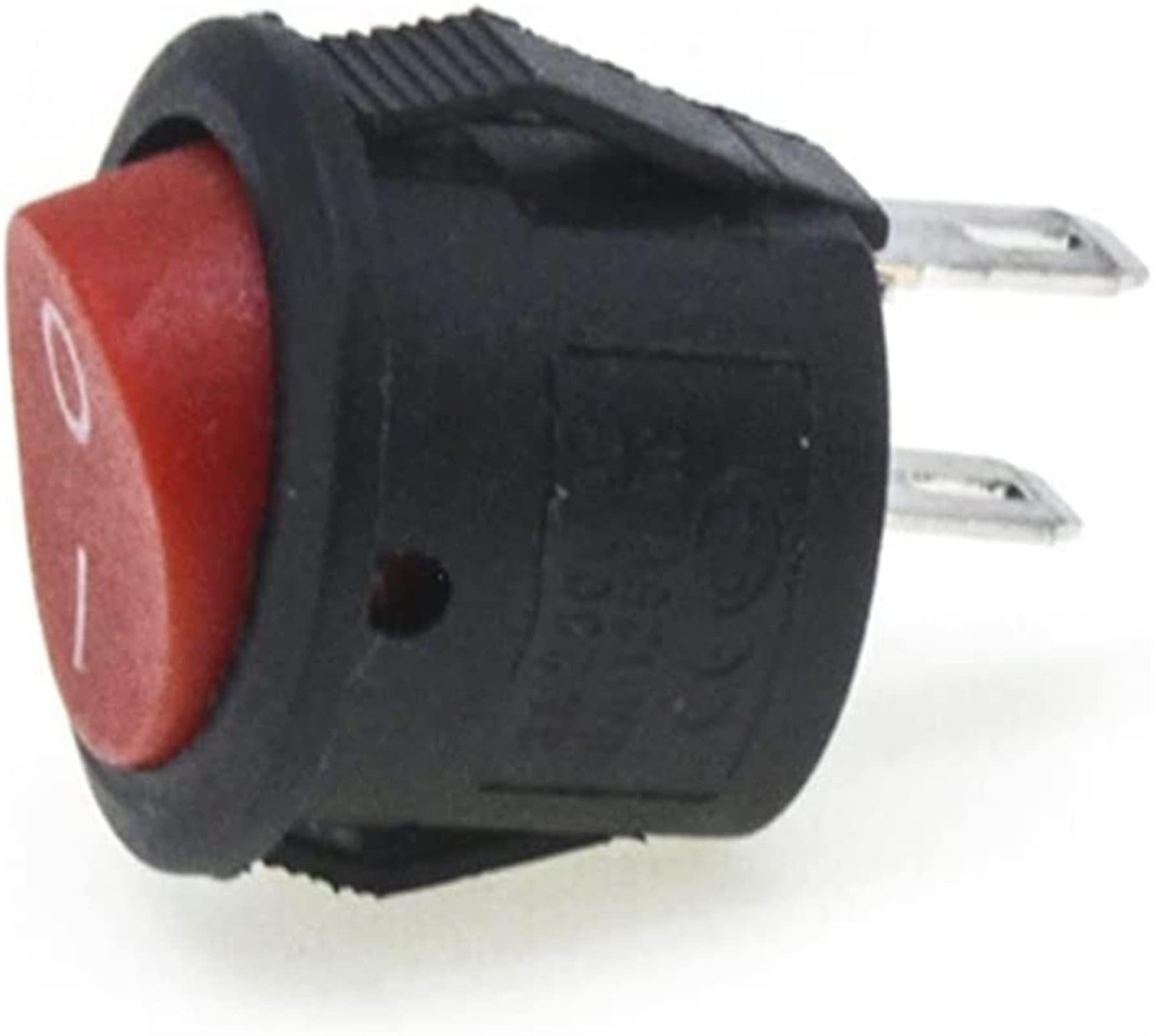 Commutateur d'alimentation KCD1-105 mini-rond 16mm rouge noir pour appareils électriques 20PCS