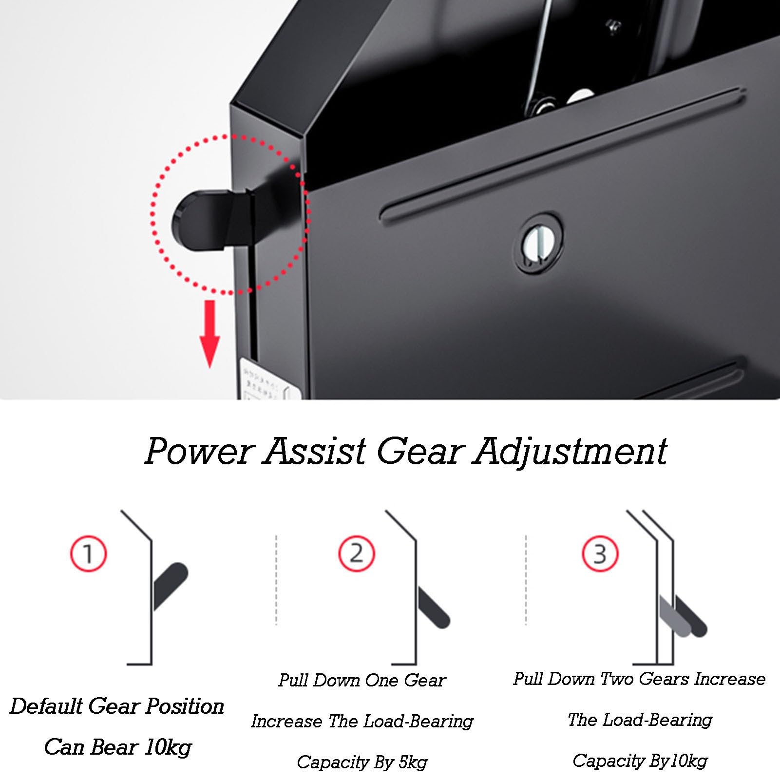 Cesta Elevadora, Estante Desplegable, Estante For Platos Resistente | Cierre suave hidráulico con retorno automático, estante ajustable for gabinete de pared(Cabinet-900mm)