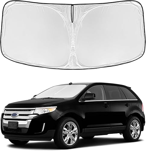 Miniatura 168 de Parasol de 4 capas para parabrisas, ajuste personalizado, tela 240T, parasol retráctil que bloquea los rayos ultravioletas, accesorios para automóvil