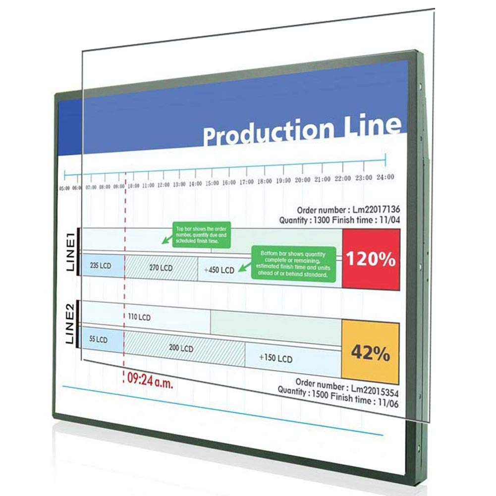 Privacy Screen Protector Film, Compatible with LiteMax SLO1568-ENB-I24 15" Display Monitor Anti Spy TPU Guard （ Not Tempered Glass Protectors ）