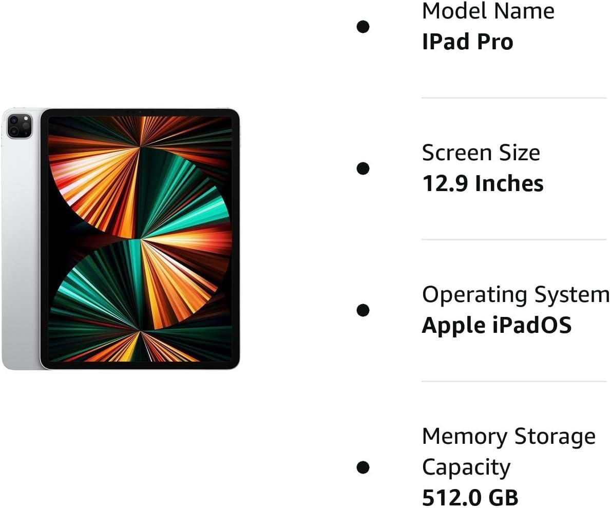 iPad - 【土日限定値下げ】【512GB】12.9インチiPad pro Wi-Fi Amazon.com : Apple iPad Pro (12.9-inch, Wi-Fi + Cellular