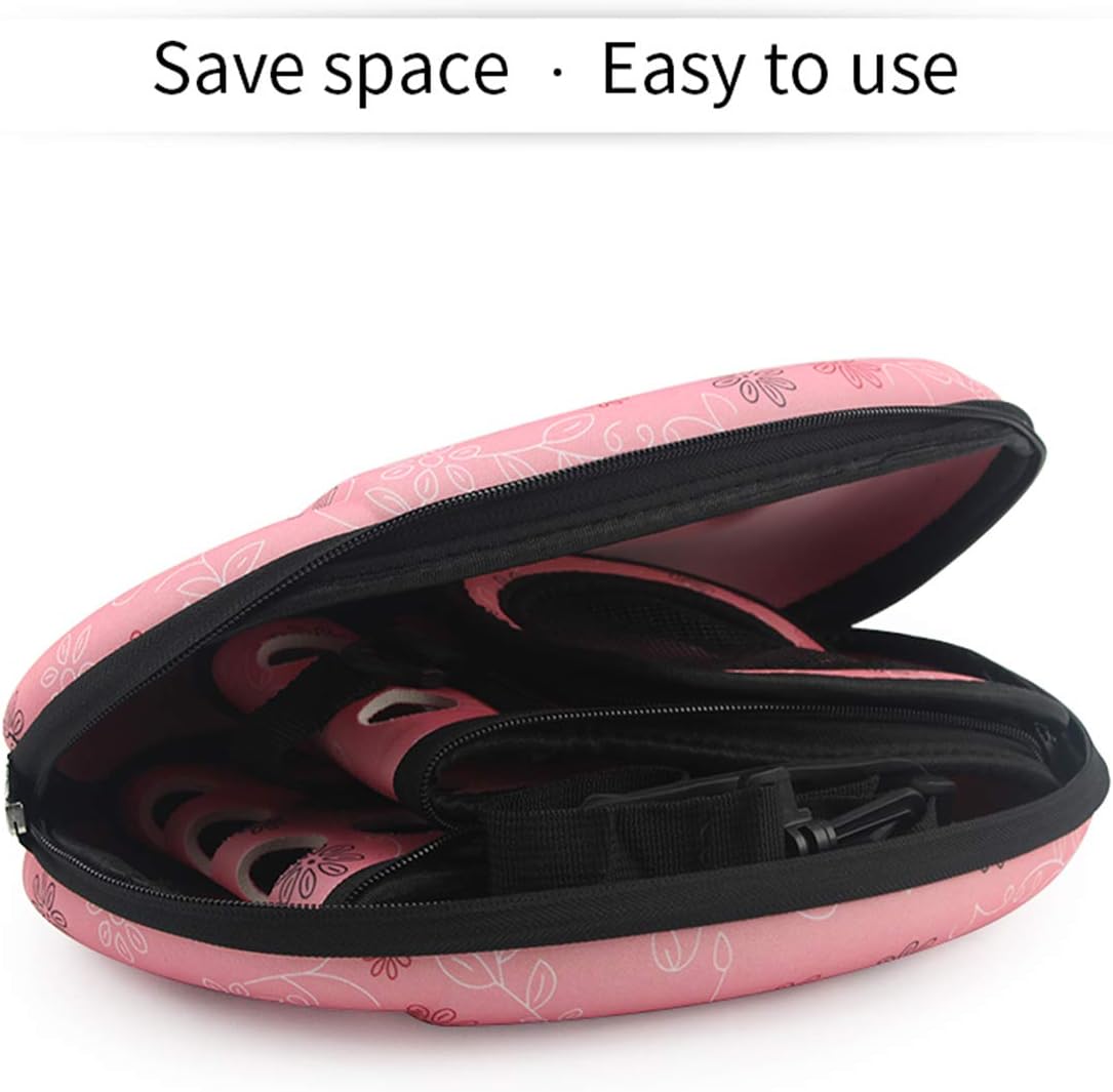 Lofik Travel Outdoor Portable Folding Pet Dog Carrier Cat Carrier Pet Travel Bag Pet Breathable Tote inch Pink