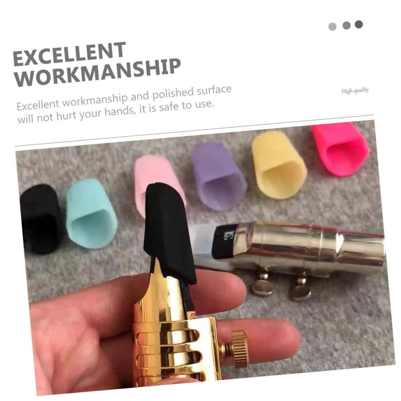 CIMAXIC Saxophone Accessory Protective Cover Sax Protective Pad Material Safe for Hands Ideal for Music Lovers