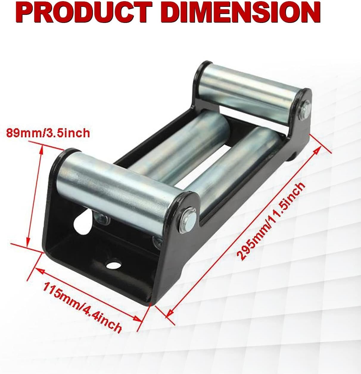 Buy ALAVENTE Winch Roller Fairlead 10 Universal 4 Way Guide Wire