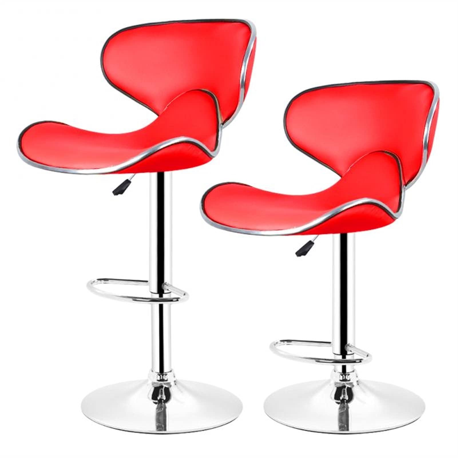 Chaises pivotantes haut de gamme TUSUOD en cuir avec hauteur réglable pour salon