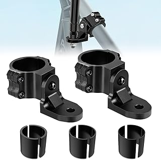 Nilight UTV Flag Antenna Mount Whip Light Mounting Bracket Black Adjustable Heavy Duty for 1.5 to 1.75inch 1.75 to 2inch for Polaris RZR Ranger Can Am Maverick X3 Talon, 2 Years Warranty