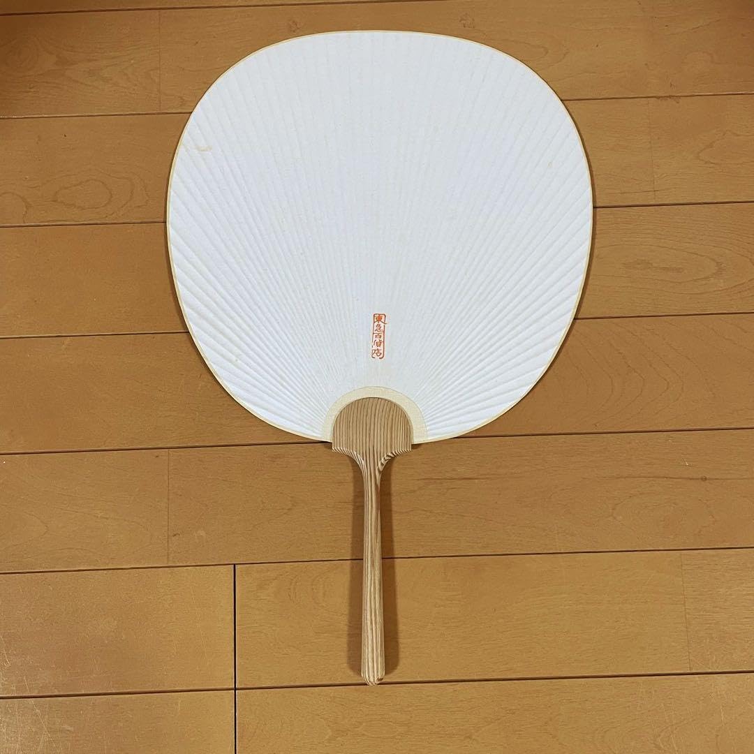 日本製高級うちわ 源氏物語 古道具 希少 高級うちわ 源氏物語 古道具 希少